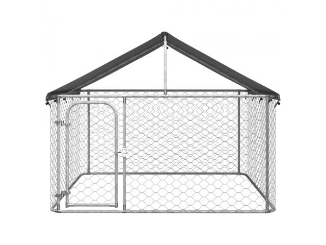 Photo Chenil 4m² carré hauteur 1,50m enclos chien parc chien cage chien cage chien cage chiot enclos chiot image 2/4