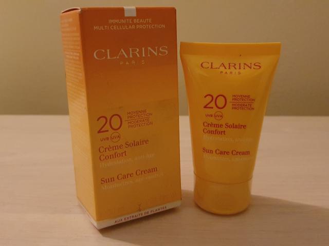 Photo clarins creme solaire confort 20 30 ml image 2/2