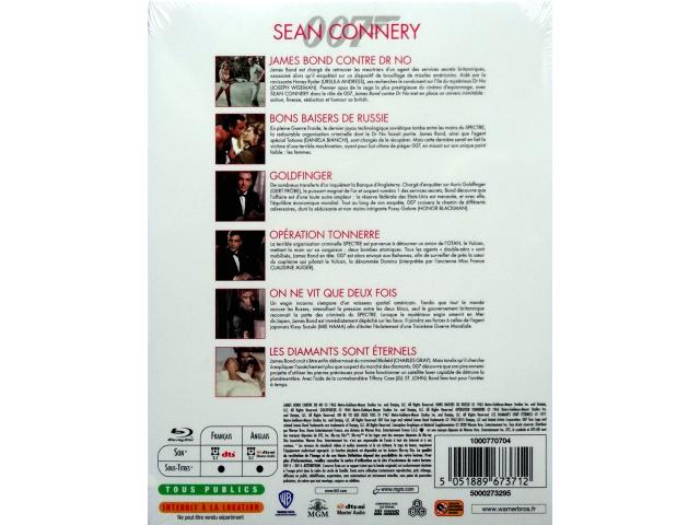Photo Coffret James Bond - Sean Connery en blu ray image 2/2