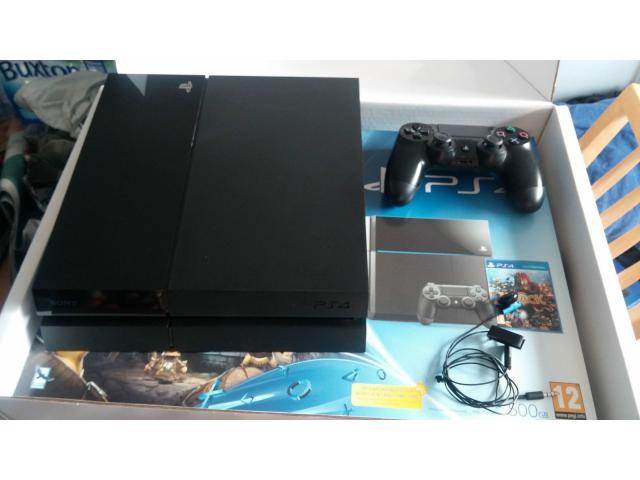 Photo Console Sony PlayStation 4 (PS4)- 500 Go Noir Jet + 4 jeux image 2/2