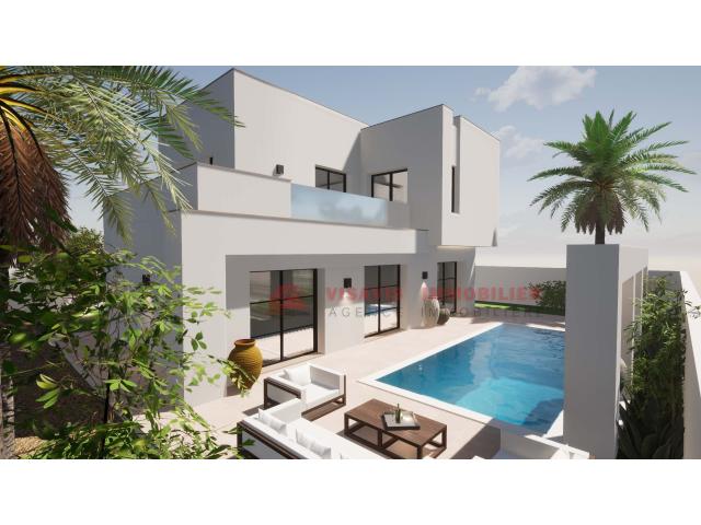 Photo CONSTRUIRE UNE VILLA AVEC PISCINE À DJERBA EN TUNISIE ZU - RÉF P695 image 2/4
