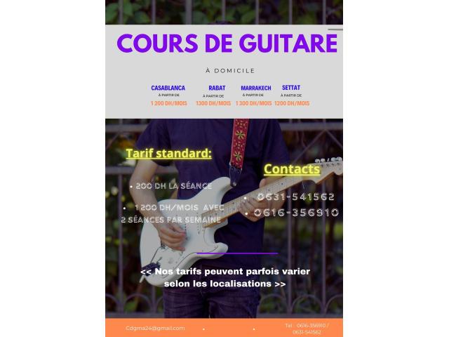 Photo Cours de Guitare à domicile image 2/2