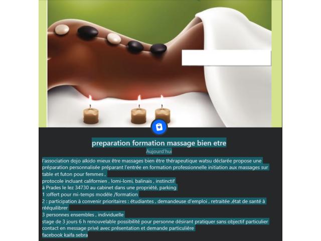 Photo création d'un centre bien-etre  ,thérapeutique pour femme image 2/5