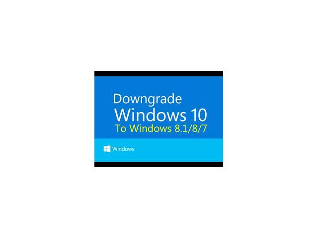 Photo Dégrader de Windows 10 à Windows 7, 8 et 8.1 image 2/2