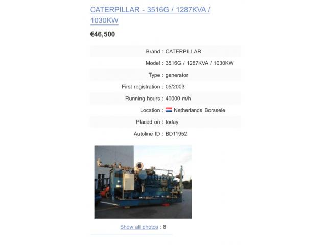 Photo DES GENERATEURS A VENDRE image 2/4