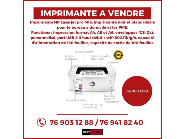 Photo DES IMPRIMANTES A VENDRE AU SENEGAL N°003. image 2/5