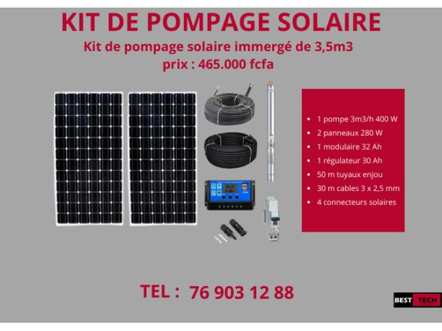 Photo DES  KITS DE POMPAGES SOLAIRE A VENDRE AU SENEGAL image 2/2