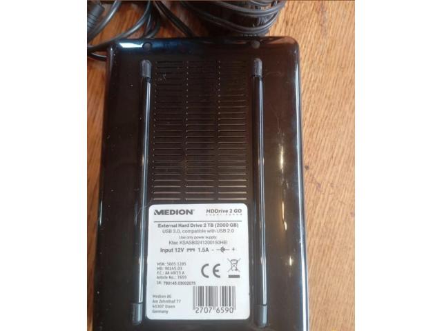 Photo Disque dur externe medion 2TB image 2/2