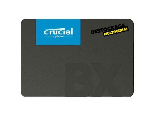 Photo Disque dur ssd Crucial BX500 120 Go Série ATA III 2.5inch CT120BX500SSD1 image 2/4