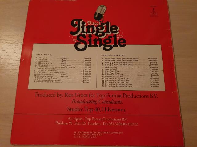 Photo Disque vinyl 33 tours Disco Jingle Single Volume 2 image 2/2