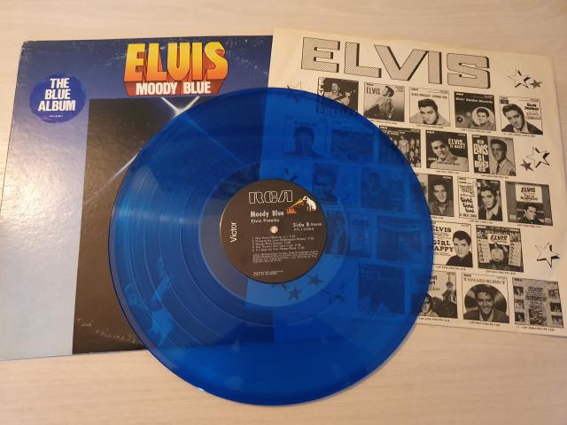 Photo disque vinyl 33 tours Elvis Moody blue collector image 2/3