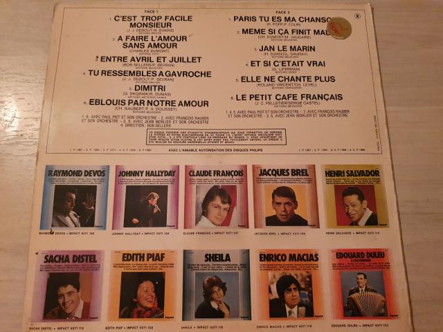 Photo disque vinyl 33 tours Georgette Lemaire image 2/2