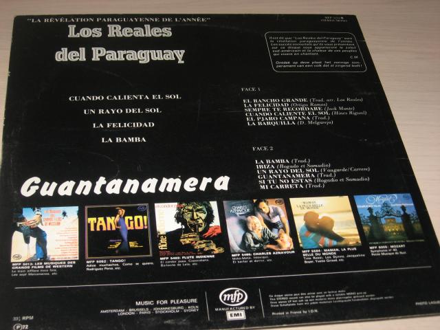 Photo Disque vinyl 33 tours guantanamera La Bamba image 2/2