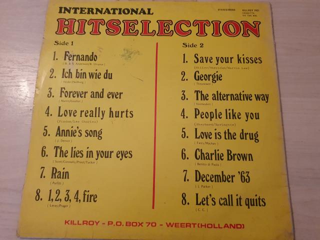 Photo Disque vinyl 33 tours hits selection international image 2/2