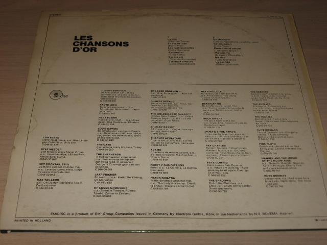 Photo Disque vinyl 33 tours les chansons d'or image 2/2