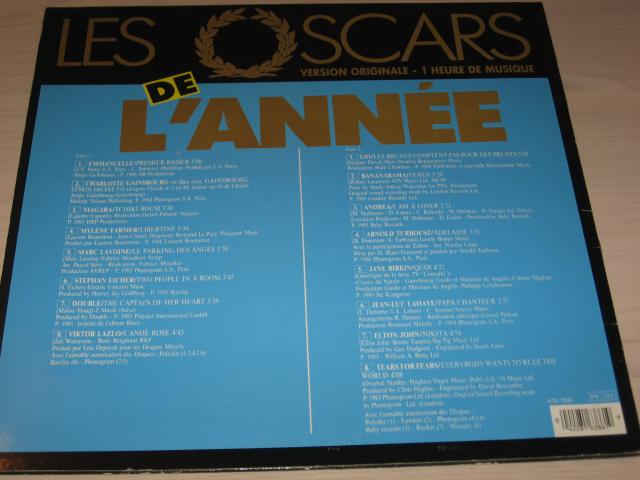 Photo Disque vinyl 33 tours Les Oscars De L'année image 2/2