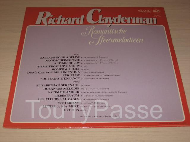 Photo Disque vinyl 33 tours richard clayderman image 2/2