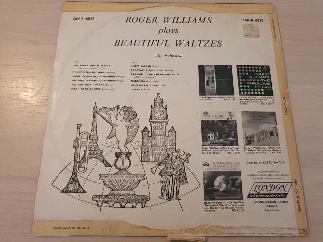 Photo Disque vinyl 33 tours Roger Williams Plays Beautiful Waltzes image 2/2
