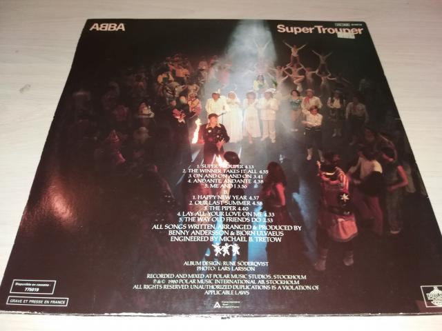 Photo Disque vinyl 33 tours super trouper abba image 2/2