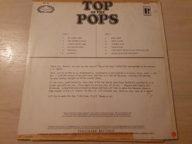 Photo Disque vinyl 33 tours Top Of The Pops Vol. 15 image 2/2