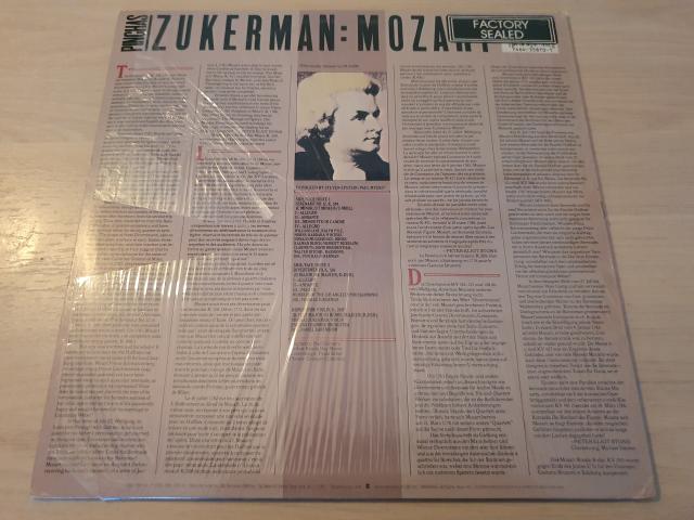 Photo Disque vinyl 33 tours Zukerman Mozart image 2/2