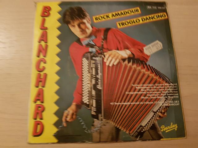 Photo disque vinyl 45 tours gerard blanchard rock amadour image 2/2