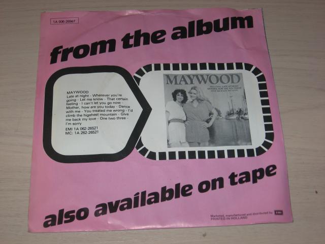 Photo disque vinyl 45 tours maywood image 2/2
