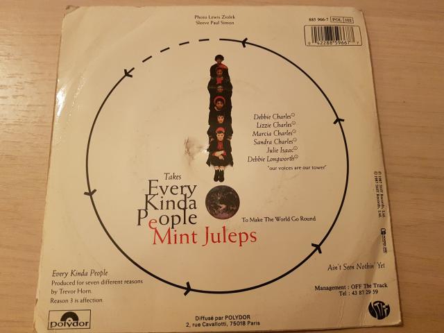 Photo disque vinyl 45 tours mint juleps every kinda people image 2/2
