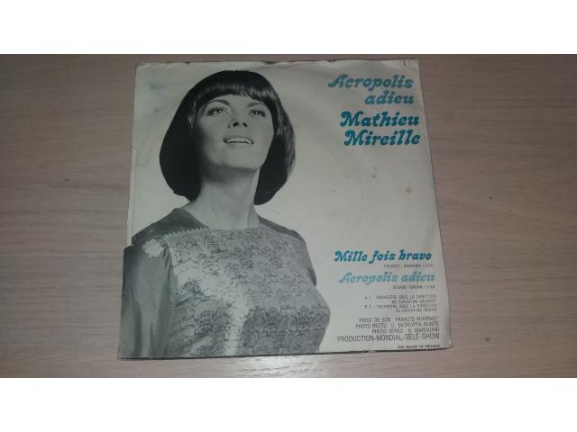 Photo disque vinyl 45 tours mireille mathieu image 2/2