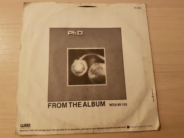 Photo disque vinyl 45 tours Ph.D. - I Won´t Let You Down image 2/2