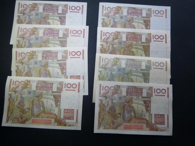 Photo F 28 100 f paysan lot de 16 billets NEUFS image 2/4