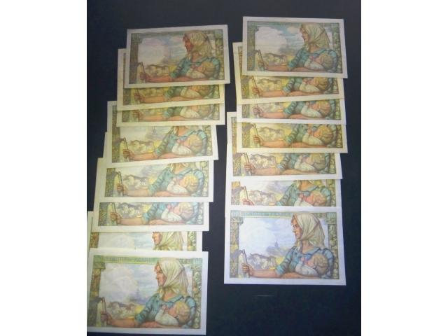 Photo F 8 ---- 10 F MINEUR LOT DE 15 BILLETS NEUFS image 2/2