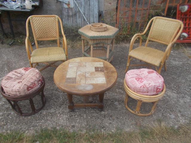 Photo fauteuils meuble etc en rotin faire prix image 2/5