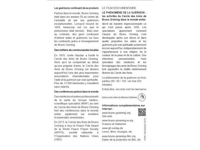 Photo Film documentaire Le phenomene de la guerison image 2/2