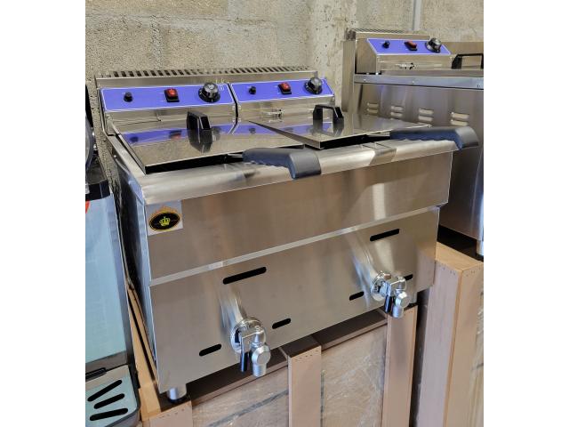 Photo Friteuse Pro inox GAZ 2x18L NEUF nouvelle génération image 2/6