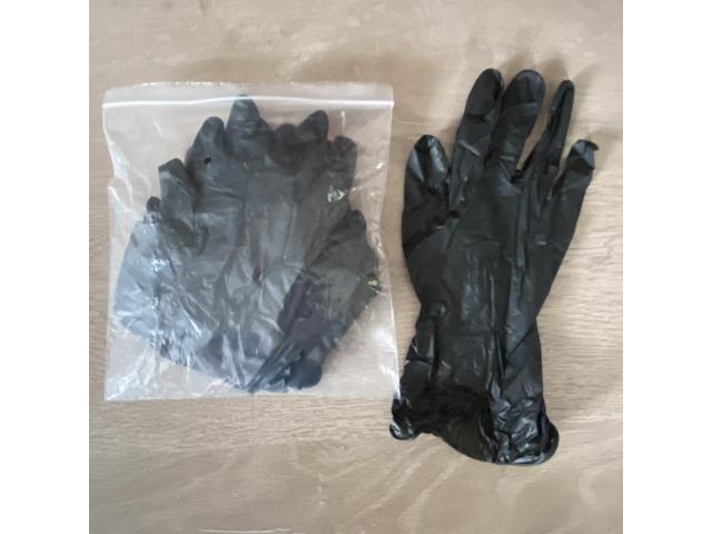 Photo Gants noirs jetables image 2/2