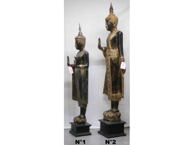 Photo Grande statue de Bouddha debout style Thaï - H: 161 à 192 cm image 2/3