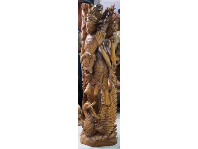 Photo grande statue de la déesse Sita - H: 155 cm image 2/4