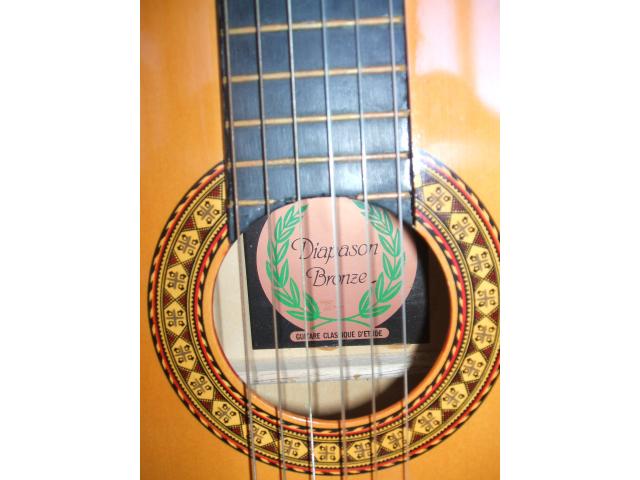 Photo Guitare de marque / diapason bronze + housse image 2/2