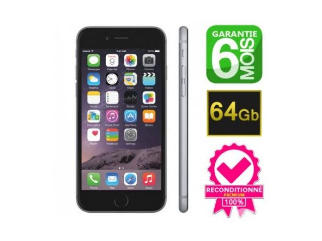 Photo iPhone 6 64GB pas cher, prix -35% reconditionné à neuf ! image 2/3