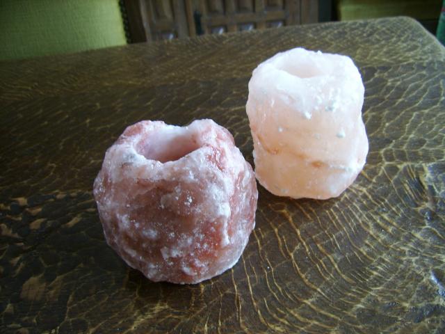 Photo jeu de 2 pierres à sel de l' Himalaya image 2/2