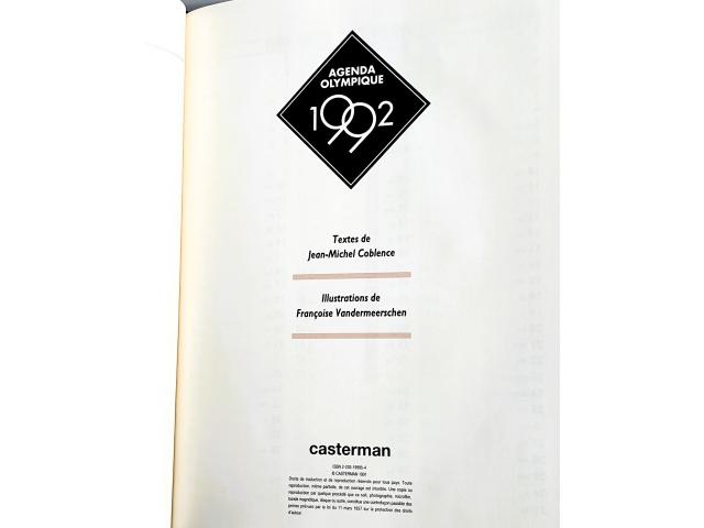Photo Jeux olympiques ✅ agenda JO 1992 ~ collector image 2/5