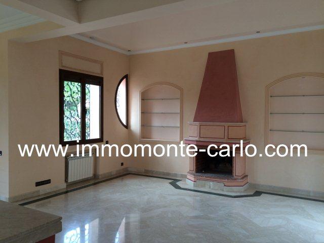 Photo Jolie Villa à louer avec chauffage central à Souissi RABAT image 2/5