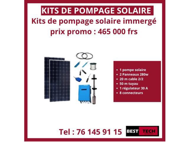 Photo KIT DE POMPAGES SOLAIRE  1,5M3  ET 3,5M3 A VENDRE INSTALLATION SI POSSIBLE image 2/3