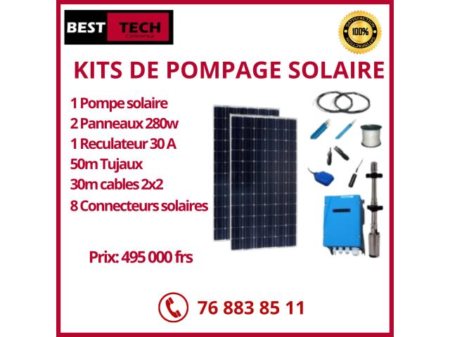 Photo KITS DE POMPAGES SOLAIRE  1,5M3  ET 3,5M3 A VENDRE AU SENEGAL image 2/3
