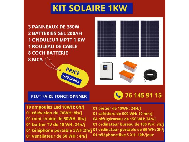 Photo KITS SOLAIRES A VENDRE AU SENEGAL image 2/2