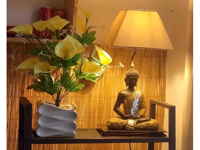 Photo lampe bouddha 55 cm de haut image 2/2