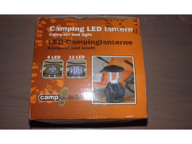 Photo Lampe de camping led 12x led compacte et légère image 2/6