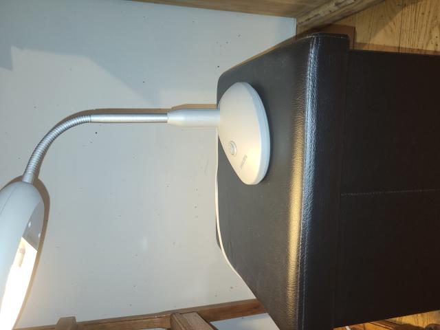 Photo Lampe Philips Desk Light grise. Classe énergétique A image 2/6