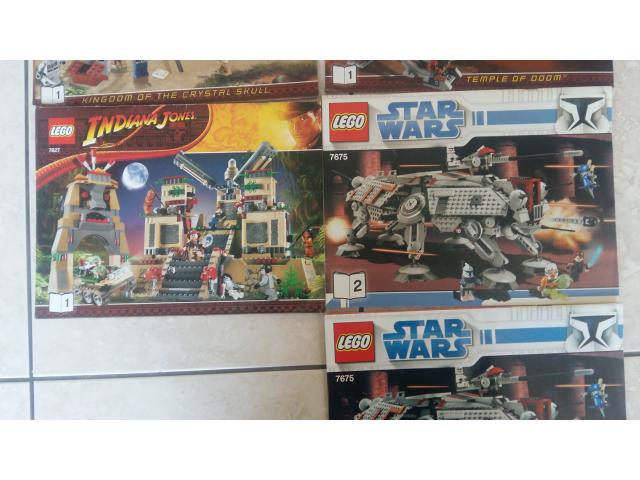 Photo Lego Star wars et IndianaJones instructions image 2/2